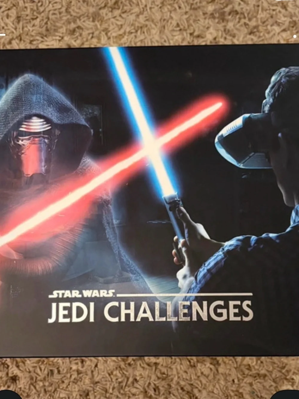 Star Wars Jedi Challenges VR Set with Blue and Red Lightsabers Read‼️